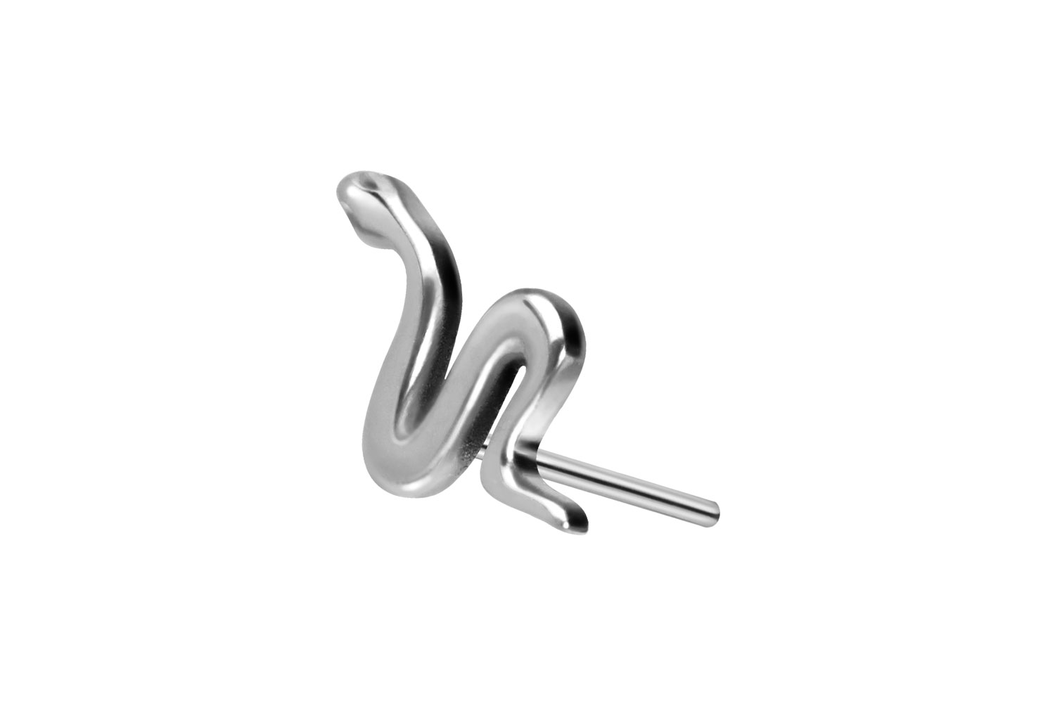 Titan Aufsatz mit Push Pin SCHLANGE von Piercingline